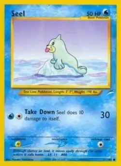 Pokemon Seel 81/105 Neo Destiny Non Holo LP BUY 2 CARDS GET 1 FREE!! - Image 1