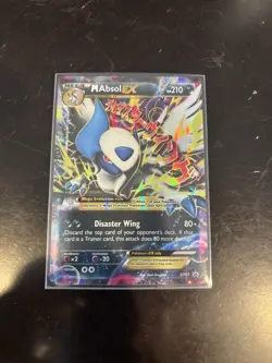 Pokemon TCG M Absol EX XY63 XY Holo Mega Evolution Card - Image 1