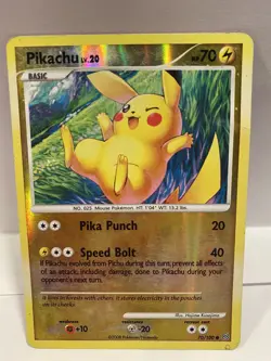 Pikachu Stormfront 70/100 2008 Reverse Holo Pokemon Card - Image 1