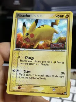 Pikachu 57/108 EX Power Keepers 2007 Reverse Holo Pokemon Card TCG - Image 4