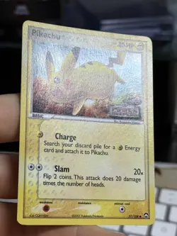 Pikachu 57/108 EX Power Keepers 2007 Reverse Holo Pokemon Card TCG - Image 5