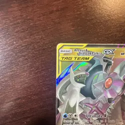 ARCEUS & DIALGA & PALKIA GX 156/236 COSMIC ECLIPSE POKEMON CARD NEAR MINT - Image 2
