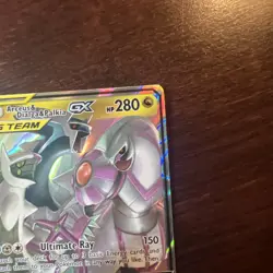 ARCEUS & DIALGA & PALKIA GX 156/236 COSMIC ECLIPSE POKEMON CARD NEAR MINT - Image 3