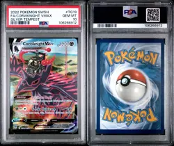 PSA 10 Corviknight VMAX TG19/TG30 Silver Tempest Full Art 2022 Pokemon Card - Image 1