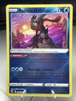Radiant Greninja 046/189 - Astral Radiance - NM - Pokemon Card TCG - Image 1