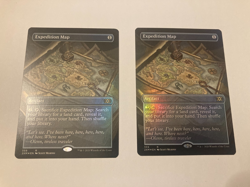 2 X Expedition Map (Borderless) Double Masters Foil Magic Card - Image 1