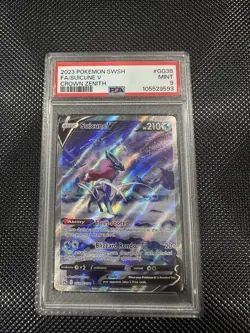 PSA 9 GEM MINT Suicune V GG38 Crown Zenith Galarian Gallery Pokemon Card - Image 1