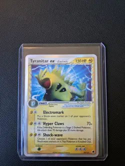 Pokemon Tyranitar EX Dragon Frontiers Holo Rare Card 99/101 Delta Species - Image 1