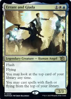 Errant and Giada (Foil) - March of the Machine - Magic MTG NM - Image 1