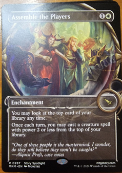 Assemble the Players - Showcase - Murders at Karlov Manor - MKM - MTG - NM - Image 1