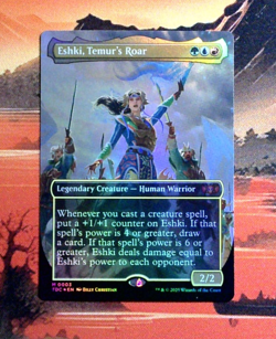 MTG Eshki, Temur's Roar (Borderless) Foil TDC 3 NM M - Image 1