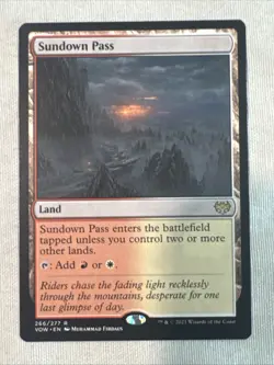 Sundown Pass Innistrad: Crimson Vow Regular - Image 1