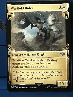 MTG Lord of the Rings Westfold Rider (Showcase Scrolls) - Image 1