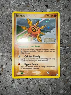 Pokemon TCG Cards Solrock 25/92 Legend Maker Reverse Holo Rare - Image 3