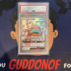 PSA 9 MINT 2019 Pokemon Hidden Fates GUZZLORD GX SV71 Full Art - Image 1
