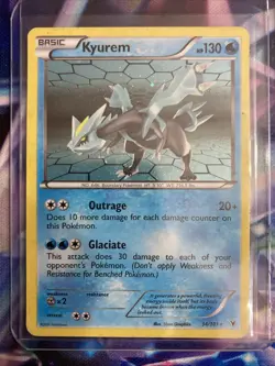 Kyurem 34/101 Noble Victories Pokemon TCG Reverse Holo Lightly Played - Image 1