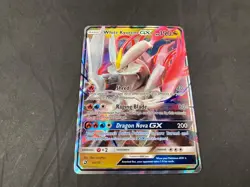 WHITE KYUREM GX 48/70 POKEMON DRAGON MAJESTY HOLO RARE - Image 1