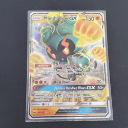 2017 Pokemon Sun & Moon Burning Shadows Marshadow Holo #80/147 - Image 1