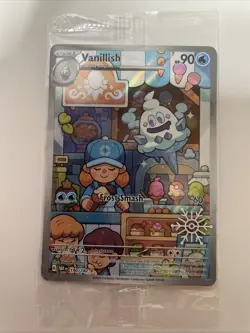 Pokemon TCG Vanillish 190/182 Holiday 2025 Snowflake Stamp Promo SEALED - Image 1