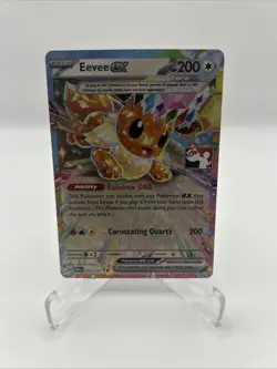 075/131 Eevee ex Pokemon TCG Prize Pack Series 7 Play Stamped Prismatic - Image 1