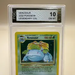 2002 Pokemon Legendary Collection Venusaur Holo 18/110 PGC 10 Gem Mint - Image 2