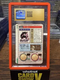 Pokemon Bandai Carddass Gengar Vending Red Japanese Prism #094 CGC PRISTINE 10 - Image 2
