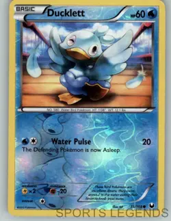 2012 pokemon Dark Explorers reverse holo Ducklett 35/108 - Image 1
