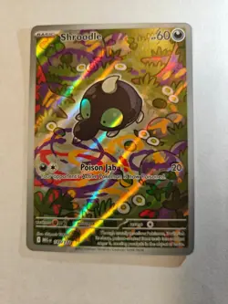 Shroodle 149/132 Mega Evolutions Illustration Rare Near Mint Full Art Pokemon - Image 1