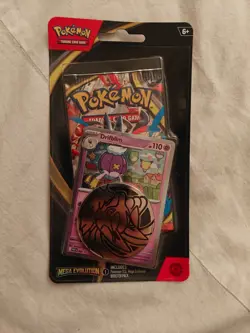 Pokemon TCG Mega Evolution Drifblim Checklane Promo 1 Pack Blister. In Hand - Image 1