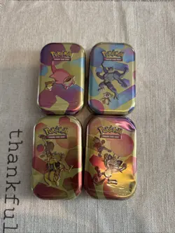 Pokemon TCG Scarlet & Violet 151 Mini Tins Sealed Lot of 4 - Image 1
