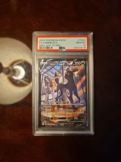 2022 Pokemon SWSH FA / Umbreon V Brilliant Stars PSA 10 - Image 1