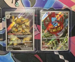 Mega Evolutions Pokemon Center Stamped Promo Set Riolu 010 & Alakazam 009 - Image 1