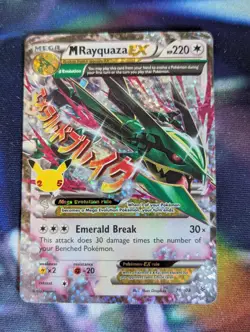 Mega Rayquaza EX # 76/108 25th Year Celebrations Ultra Rare Pokemon TCG Mint - Image 2