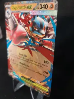 Mega Lucario EX 77/132 - Pokemon Mega Evolution TCG - Near Mint - Image 4