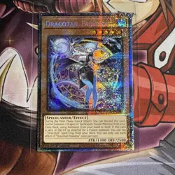 Yu-Gi-Oh 1x Dracotail Faimena JUSH-EN002 Starlight Rare Near Mint - Image 1