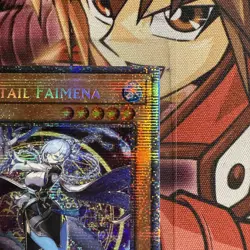 Yu-Gi-Oh 1x Dracotail Faimena JUSH-EN002 Starlight Rare Near Mint - Image 3