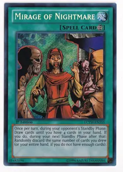 Yu-Gi-Oh! 1st Edition Mirage of Nightmare #LCYW-EN155 Secret Rare - Image 1