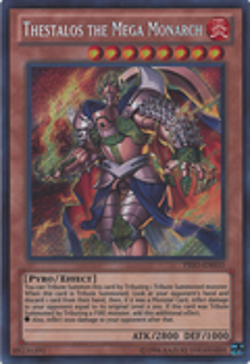 YUGIOH THESTALOS THE MEGA MONARCH SECRET RARE NEAR MINT PRIO-EN035 - Image 1