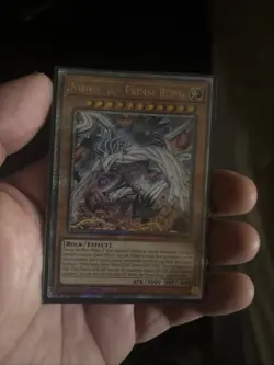 Yu-Gi-Oh Stampede Nibiru, the Primal Being Quarter Century Rare Card RA04-EN030 - Image 1