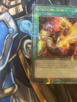 Yu-Gi-Oh Lightning Storm RA04-EN094 Quarter Century Secret Rare Card New Art - Image 4