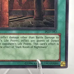 Yu-Gi-Oh! Dark Room of Nightmare PGD-082 1st Edition Super Rare NM Magic Card - Image 5