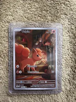 Vulpix Pokemon Card Illustration Rare From Mega Evolutions Set Near Mint - Image 1