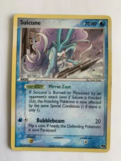 2006 POP Series 2 SUICUNE 4/17 Pokemon Vintage TCG Rare Holo Card - Image 1