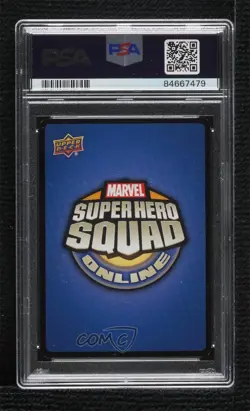 2012 Marvel Superhero Squad Trading Card Game Silver Surfer Crowd Surfing PSA 8 - Image 2