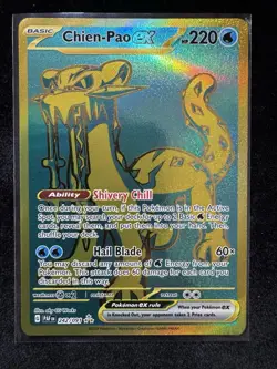 Pokemon TCG Chien-Pao EX Paldean Fates Card 242/091 - Image 1