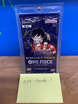 Romance Dawn 1 Booster Pack One Piece Card TCG OP-01 English OP01 New/Sealed !! - Image 1