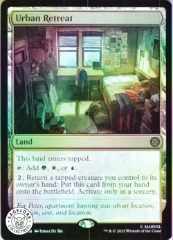 MTG Urban Retreat (187) | NM Foil | Spider-Man (SPM) - Image 1