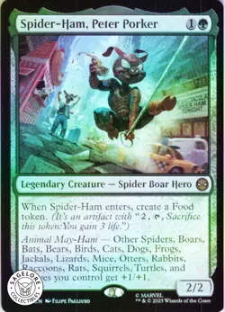 MTG Spider-Ham, Peter Porker (114) | NM Foil | Spider-Man (SPM) - Image 1