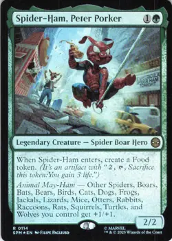 MTG Spider-Ham, Peter Porker (114) | NM Foil | Spider-Man (SPM) - Image 2