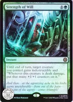 MTG Strength of Will (118) | NM Foil | Spider-Man (SPM) - Image 1
